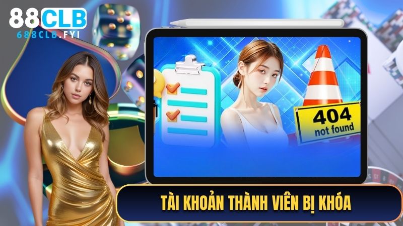 Tài khoản thành viên bị khóa